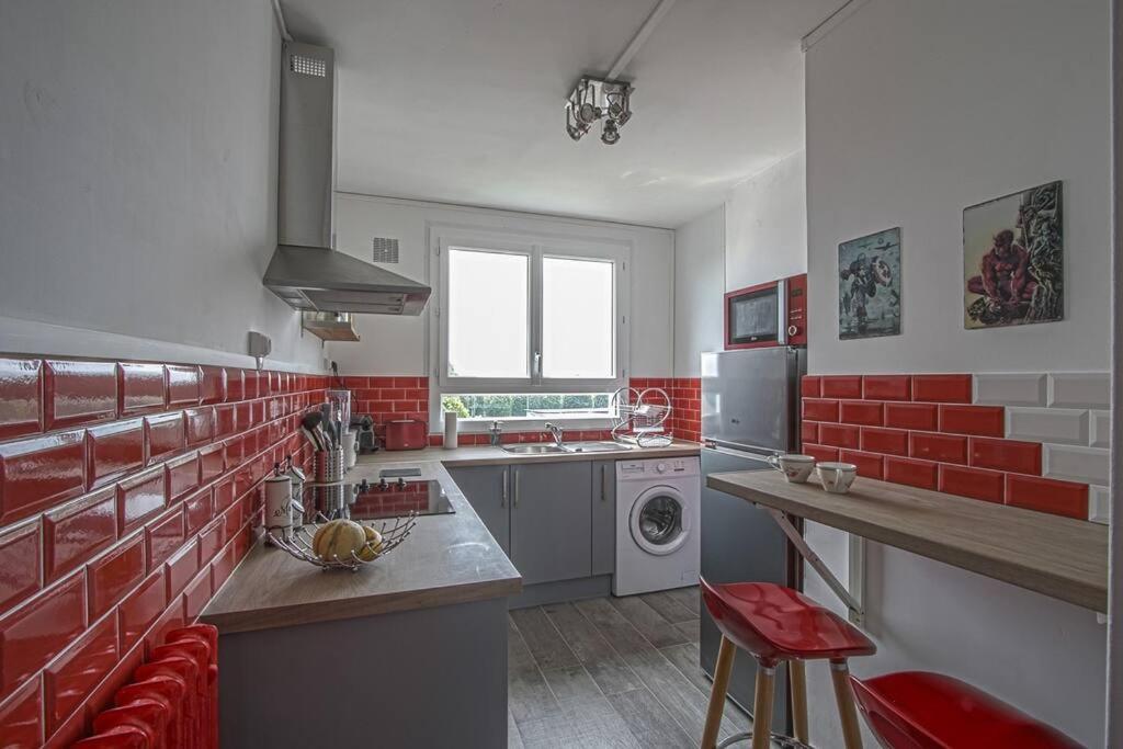 Appart 3 Chambres - 6 Personnes - Memorial - Universite Caen Luaran gambar